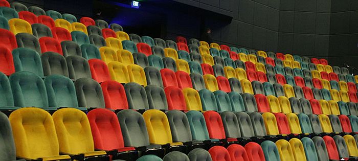 Photo of empty theater seats