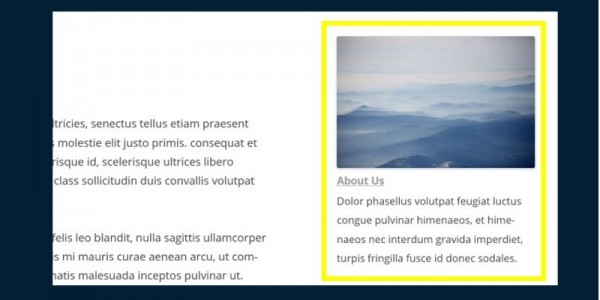 Feature a Page Widget