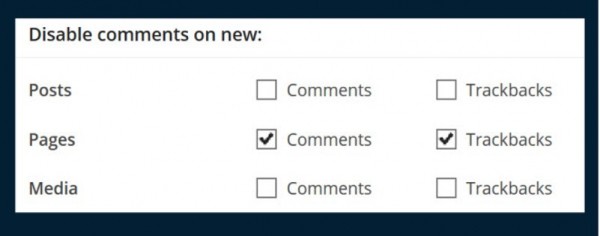 No Page Comments