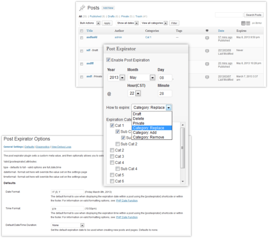PublishPress Future screenshots.