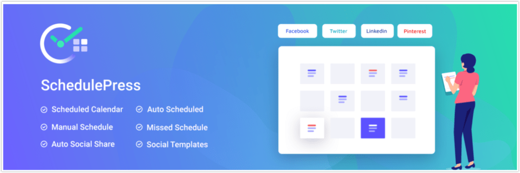 SchedulePress plugin.