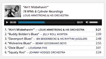 Audio playlist