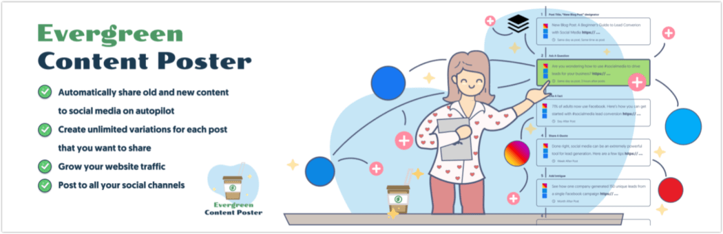 Evergreen Content Poster plugin.
