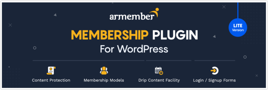 ARMember membership plugin banner
