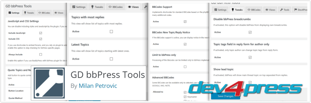 GD bbpress tools plugin banner