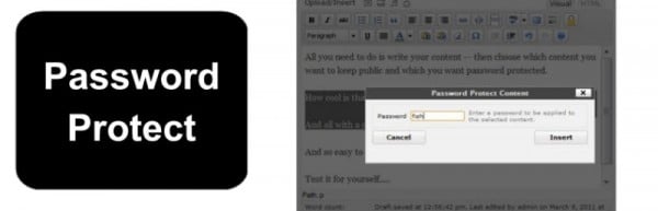 3. Password Protect image
