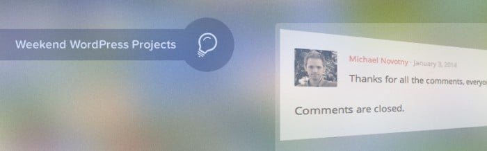 Weekend Project feature image