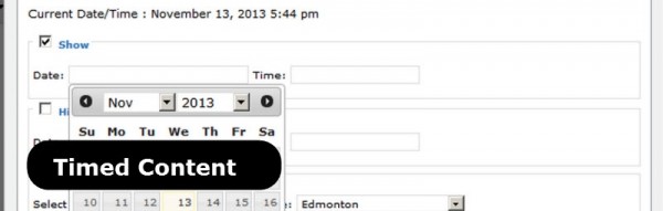 4. Timed Content image