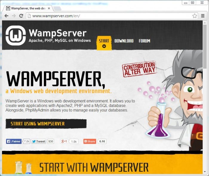 WampServer site