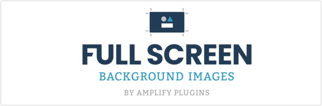 simple fullscreen background image plugin banner