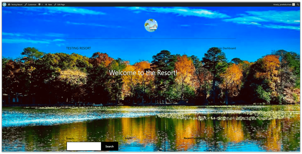 full screen background image preview