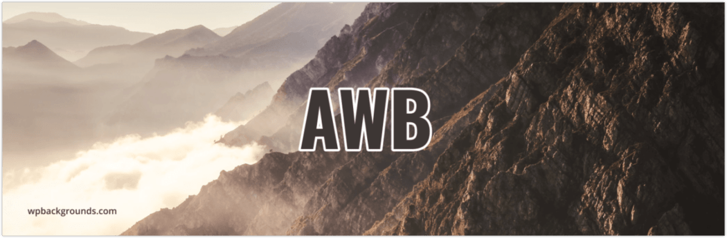 AWB plugin banner