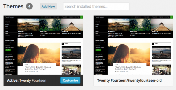 Old and new themes