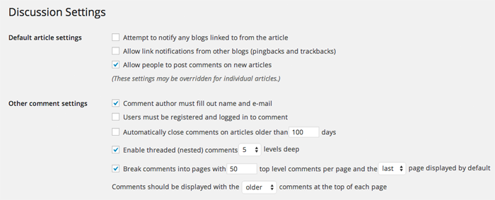 Break Comments Into Pages