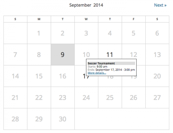 Google Calendar Events image