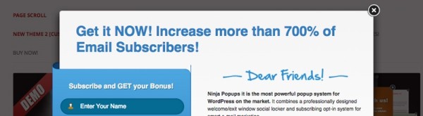 Ninja Popups for WordPress (Premium) image
