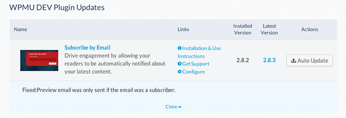 Automatically or manually update plugins, it's all there in the dashboard