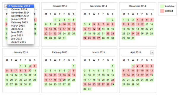 WP Simple Booking Calendar image