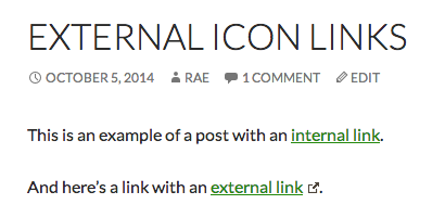 External link with icon.