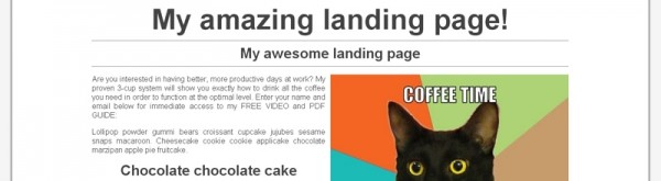 The Landing Page image