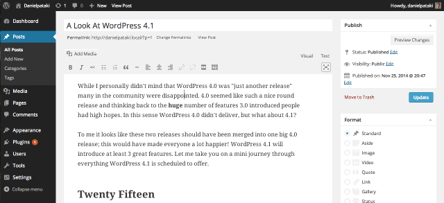 Distraction Free Writing