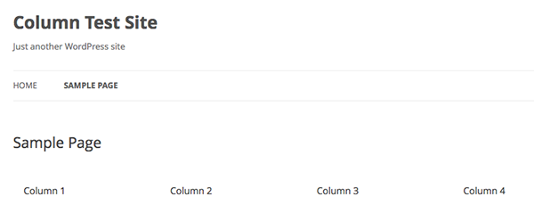 Column example