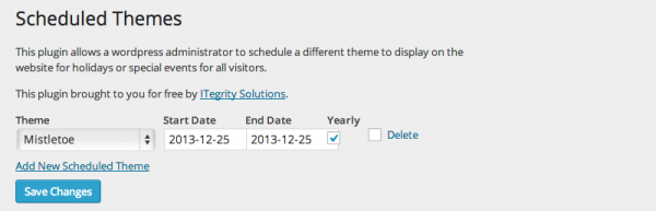 WP Scheduled Themes
