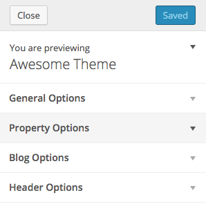 Custom Theme Customizer Sections