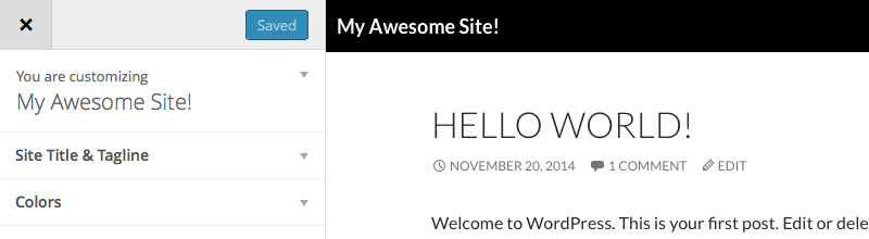 Theme Customizer