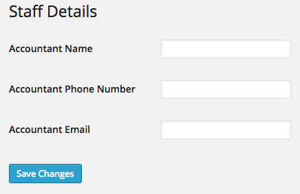 Settings Form