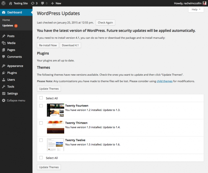 admin-updates-screen