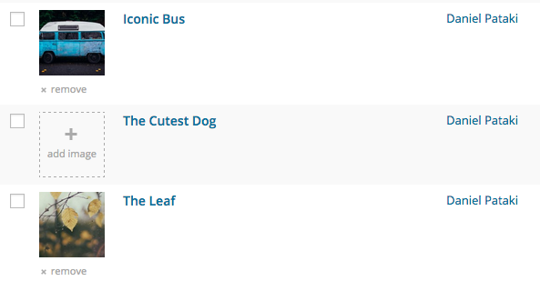 Easy Featured Image Post List