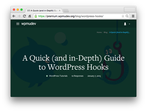 WordPress hooks