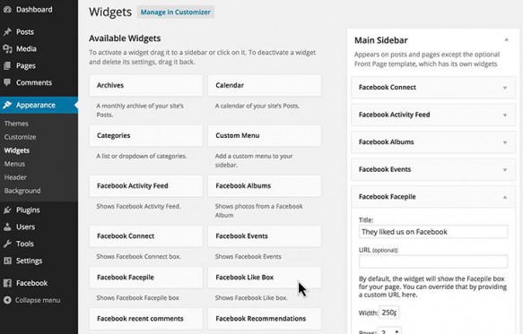 Ultimate Facebook widgets