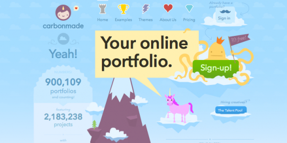 carbonmade website