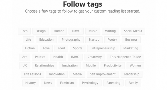 Custom reading list selection