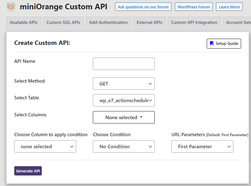 WP REST API Plugin by MiniOrange