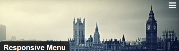 Responsive Menu image
