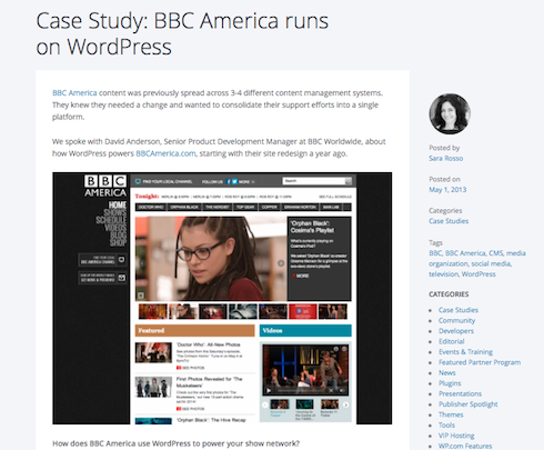 WordPress VIP hosts BBC America.