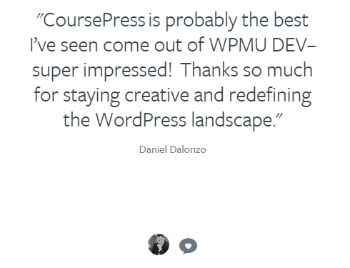 Example of an effective testimonial.