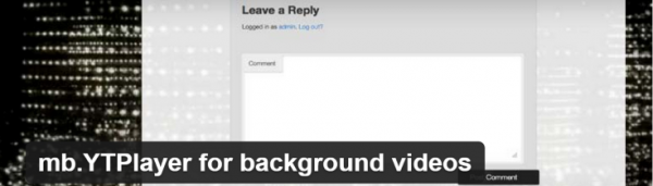 mb.YTPlayer for background videos image