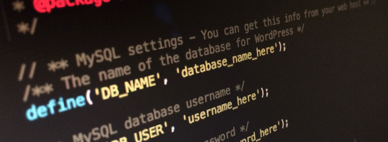 The wp-config file is a core WordPress file and contains information about your database.
