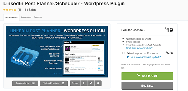 LinkedIn Post Planner/Scheduler image