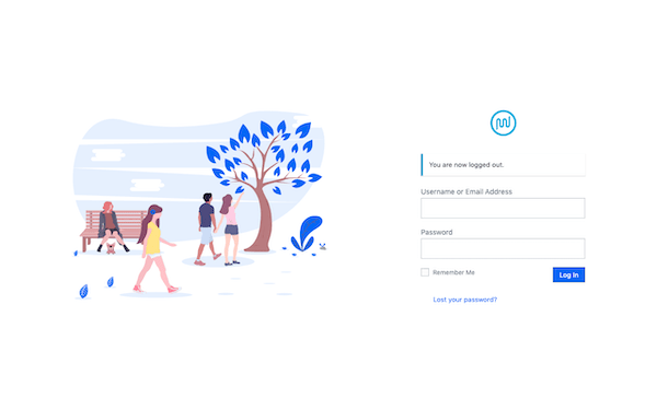 Example of a custom login page