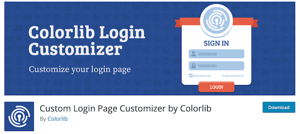Colorlib Login Customizer