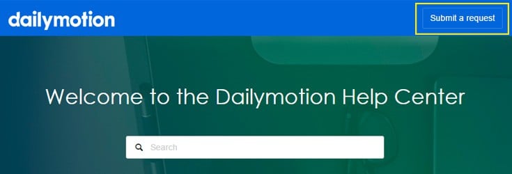 Dailymotion help center