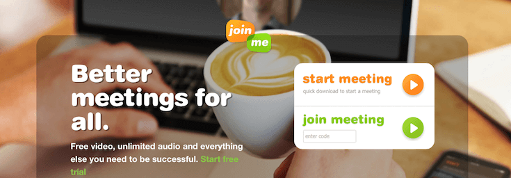join.me is just one of many screencast services out there.