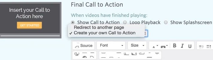 Creating a Call to Action