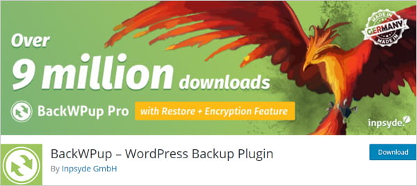 4. BackWPup image