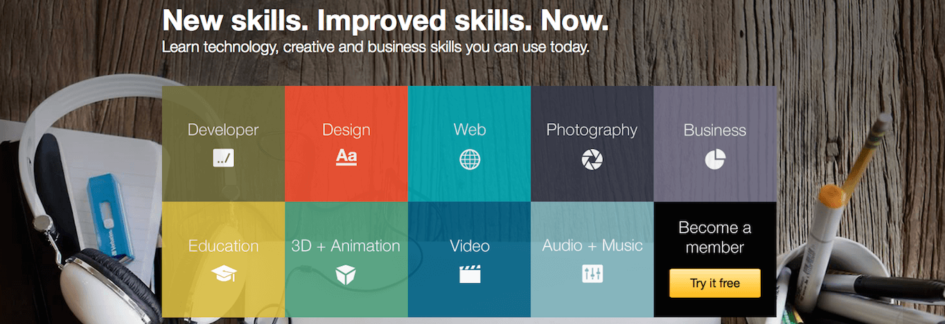 Lynda: Learn software, creative, and business skills to achieve your personal and professional goals.